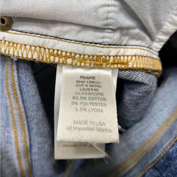 Frame Le Garcon Distressed Skinny Ankle
Jeans in Dunmore Wash Celeb Favorite - Picture 10 of 16